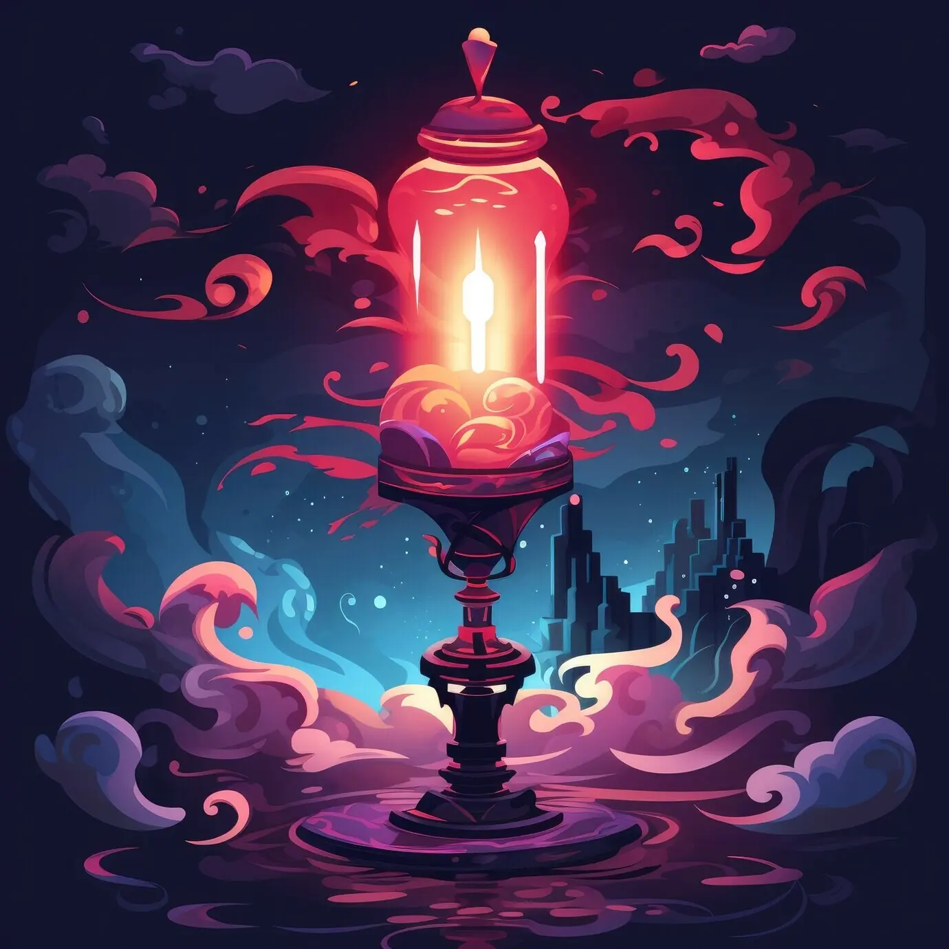 Futuristisches und fantasievolles Lampendesign